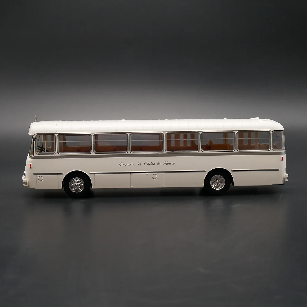 Diecast Ixo 1:43 Scale Bus Monaco Coach Car Model Toy Car Berliet PLR 10MU 1955 Alloy Car Model Collectible Toy Gift Souvenir