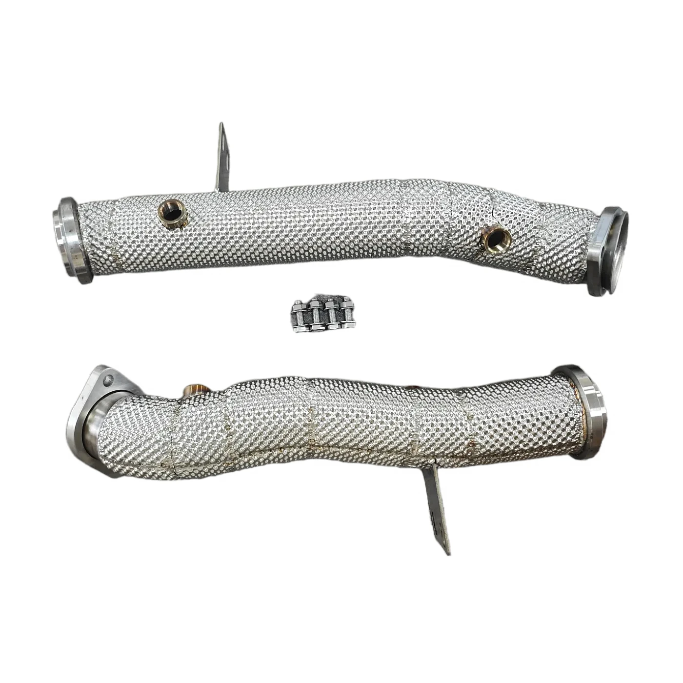

Stainless Steel Heatshield Downpipe for Mercedes-Benz C400 C450 C43 Downpipe M276 3.0T Right Hand Racing Downpipe