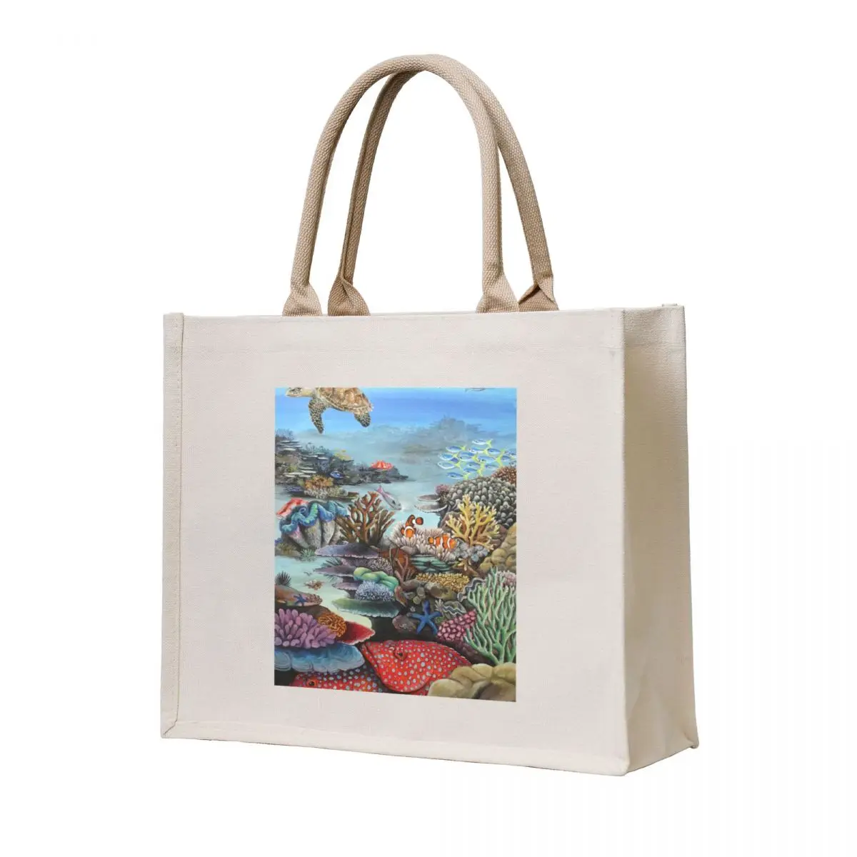 

The Fishing Hole Tote Bag large size bags foldable reusable bag shoping bag