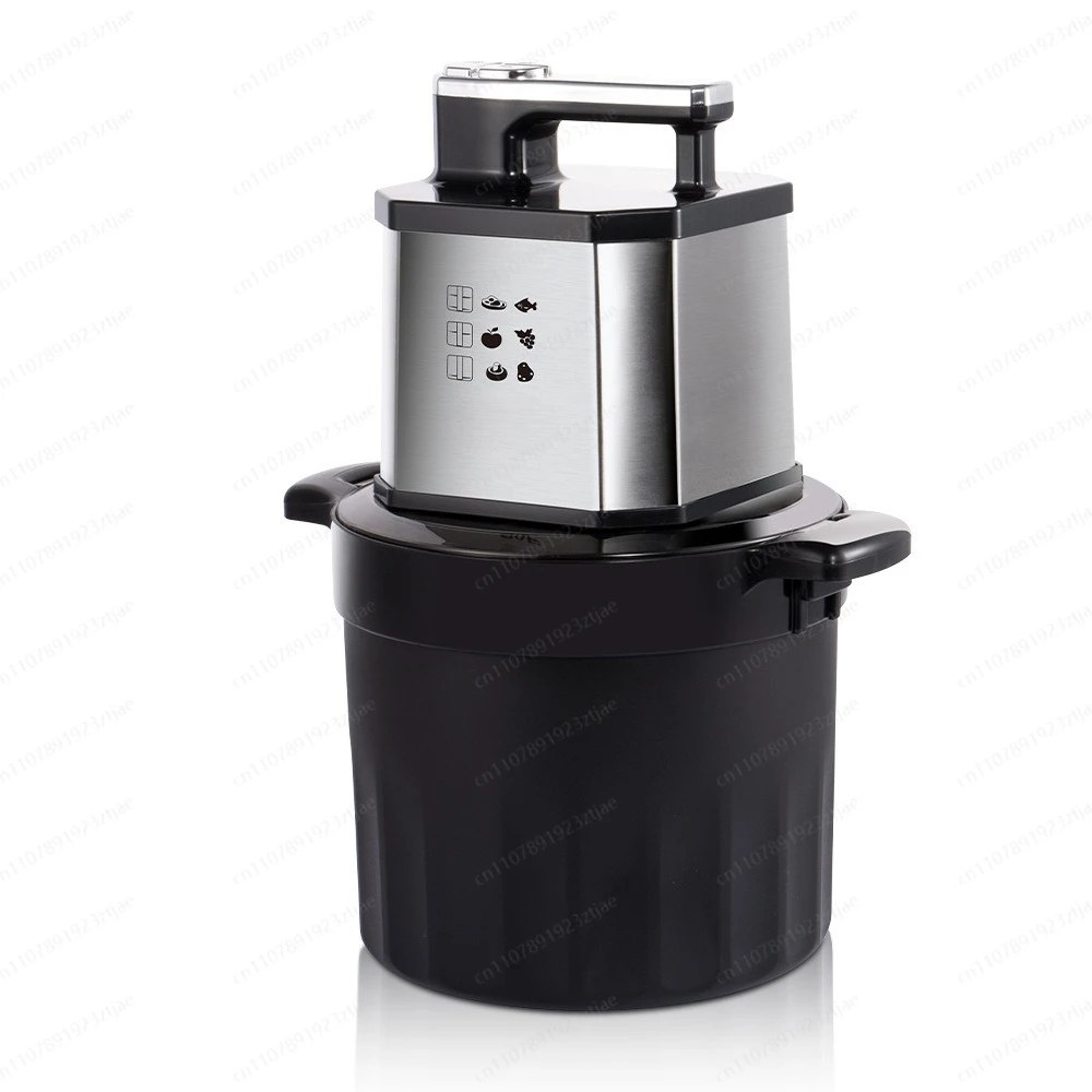 EU Standard Stainless Steel Electric Meat Grinder, Household 2-Speed Food Processor, Large 8L Capacity for Meat & Vegetable