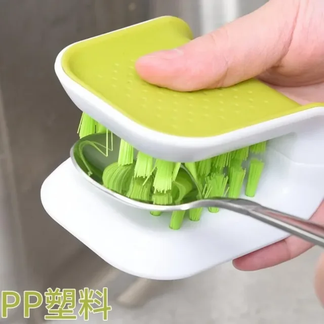 Double Sided Kitchen Cleaning Soft Brush 1