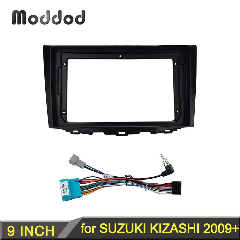 

Car Stereo Panel Fit For SUZUKI KIZASHI 2009+ 9 INCH Radio Installation Fascia DVD GPS Player Frame Dash Mounting Kit Faceplate