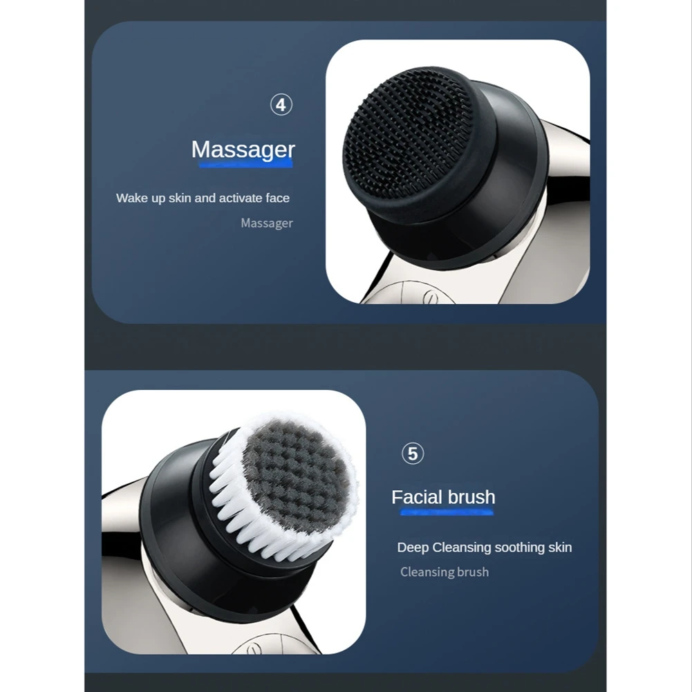 A14G-8 블레이드 멀티 전기 6 in 1 코 귀 머리 트리머 수염 전기 대머리 남성용 LED 디스플레이