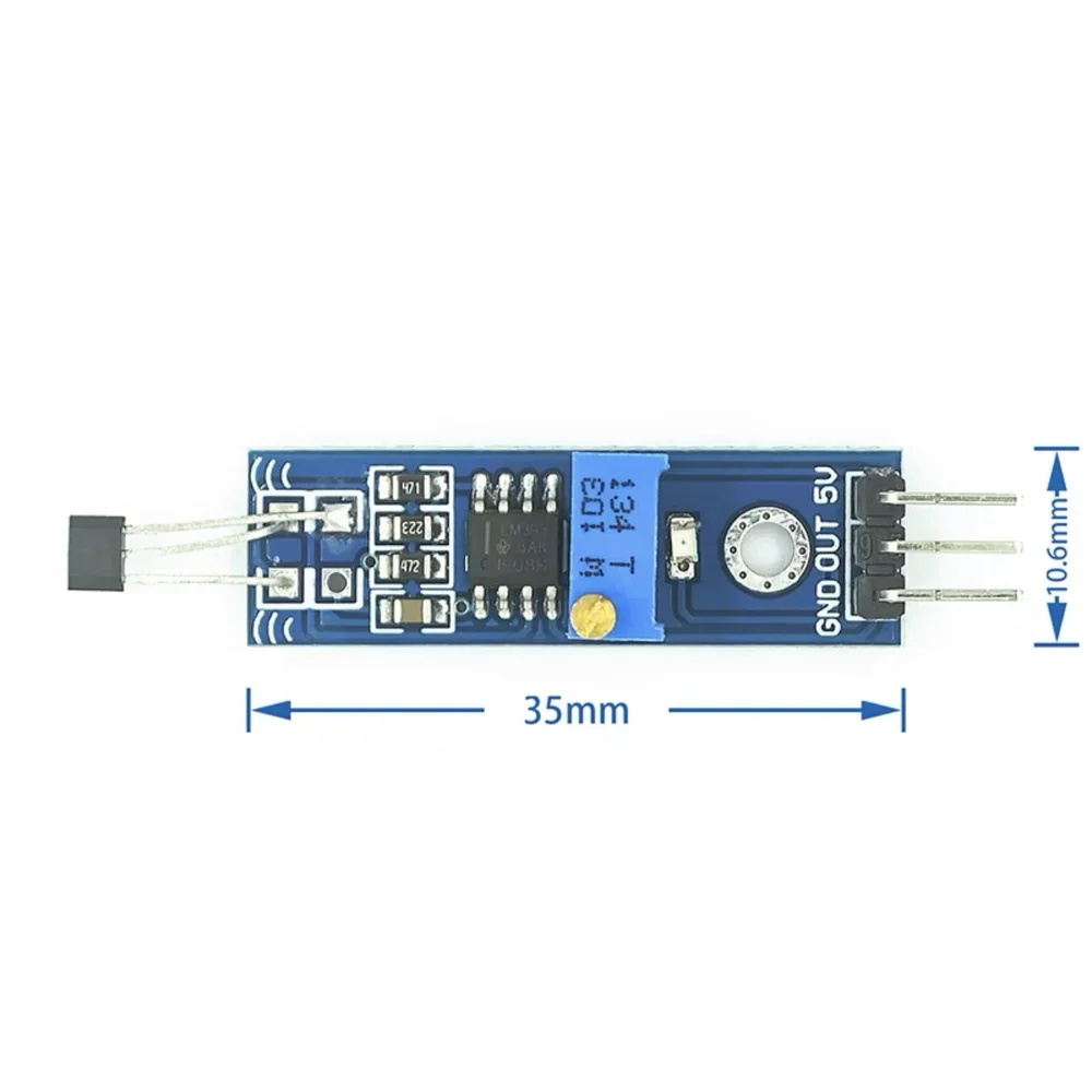 Módulo sensor Hall, interruptor del módulo del sensor de detección de conteo de velocidad Hall