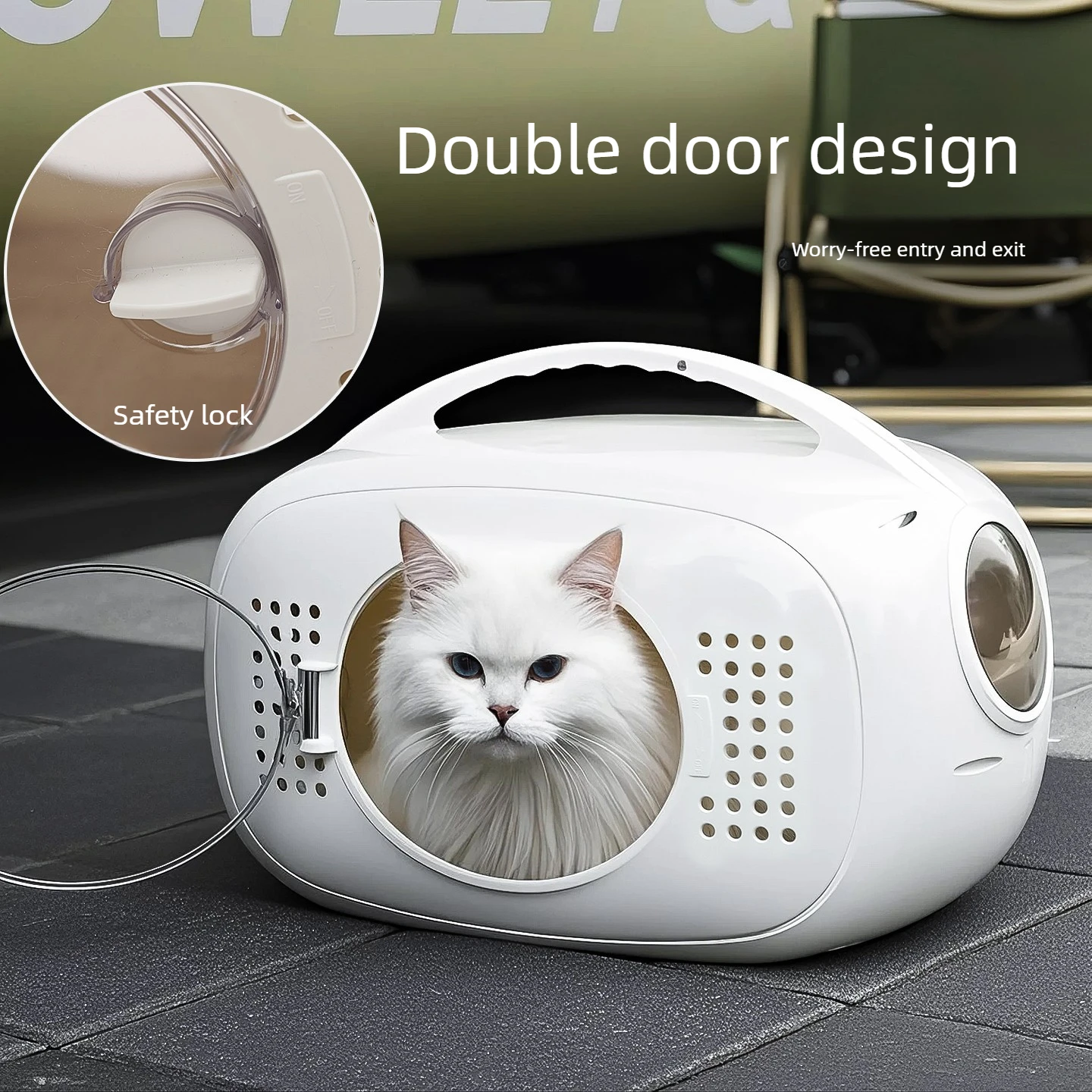 Cage Cat Carrier Space Transporte Pet Bag Cat Travel Bag Portable for Travel Aircraft Crate Cat Cage Space Capsule Pet Backpack