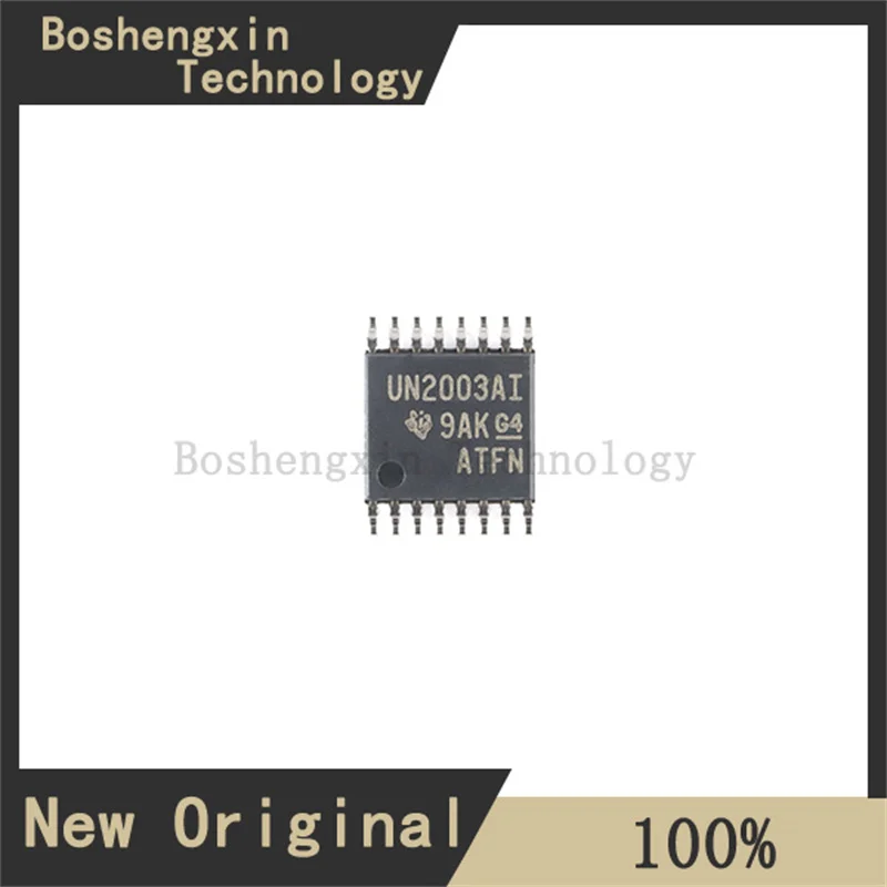 10 unidades ULN2003AIPWR TSSOP-16 chip de matriz de transistor Darlington de 7 canais ULN2003AIPWR