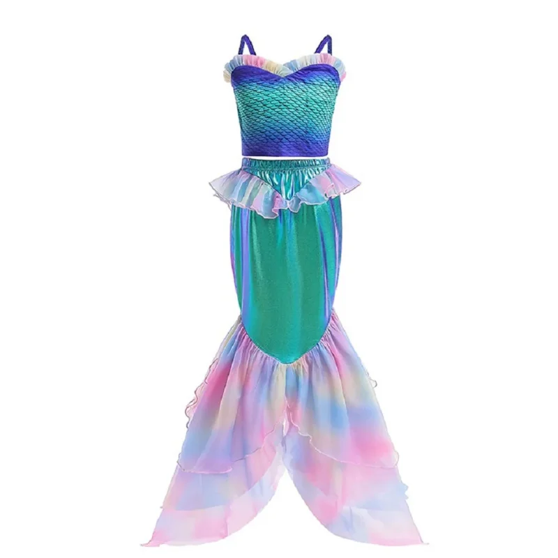 Frozen Elsa Anna Girl Princess Cosplay Dress Baby Charm Children' Day Revelry Festival Party Ball Gown Costume fantastico Vestido