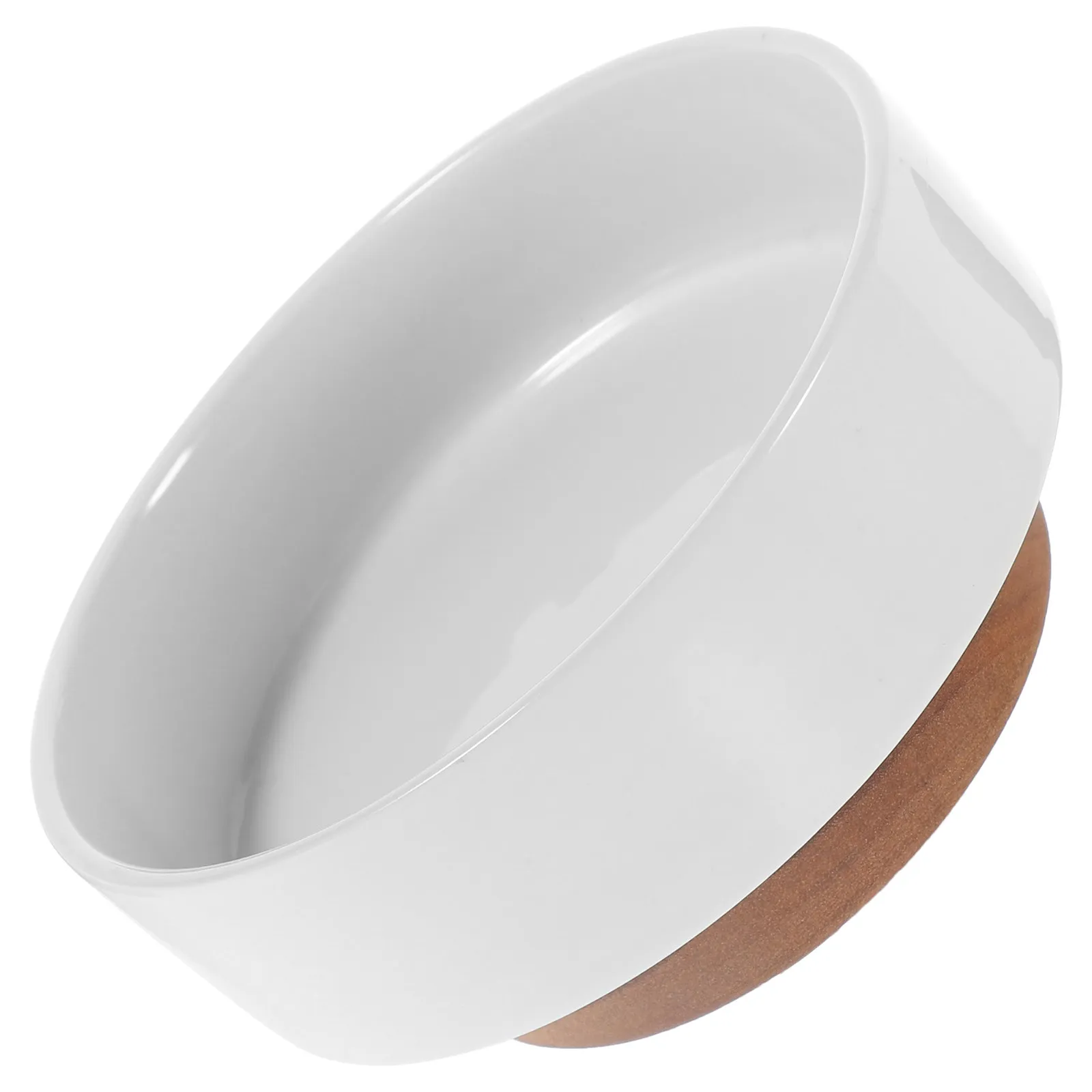 

1pc Fruit Plates Large Capacity Wooden Ceramic Serving Tray For Dessert Snacks Dried Fruits Tea Kitchen Tableware Appetizer