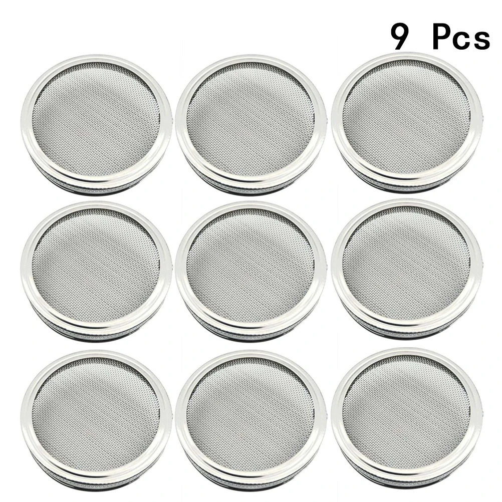 

6Pcs 86Mm Stainless Steel Sprouting Lids Reusable Fine Mesh for Sprouts in Jars Sprouting Can Strainer Top
