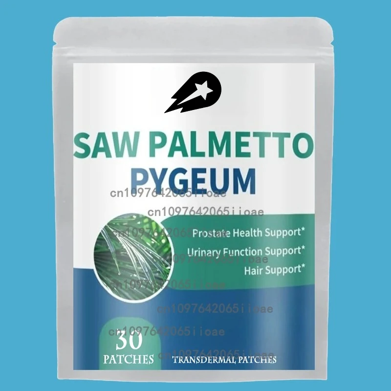 

Saw Palmetto Transdermal Patches Hair Growth Energy - 30 Patches One Month Supply