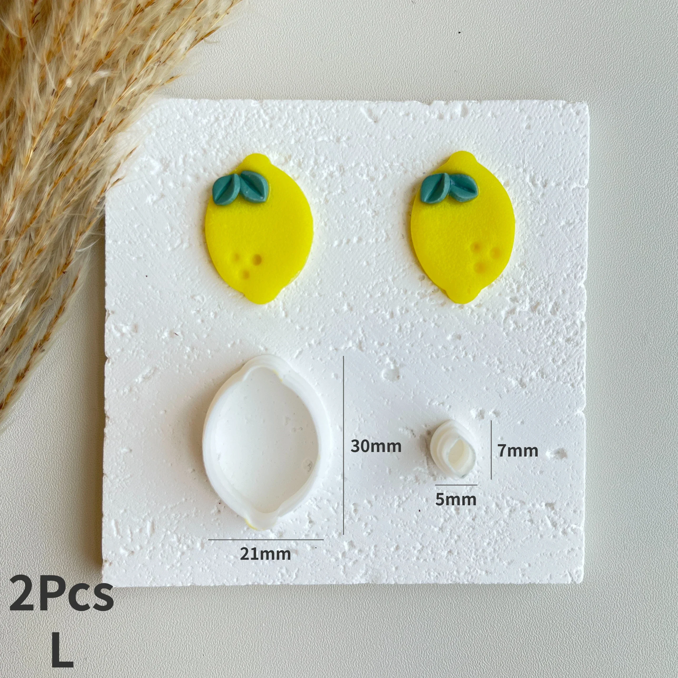 Fruits Series Polymer Cutting Molds for DIY Earrings
