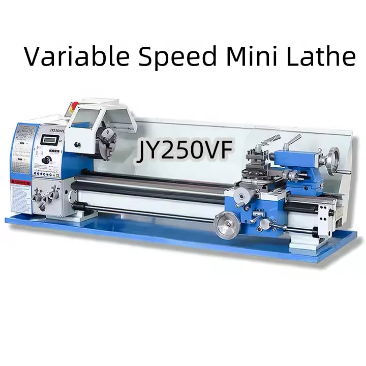 250VF Small Bench Variable Speed Mini Lathe Multifunctional Household Metal Processing Machine Easy to Operate Low Price