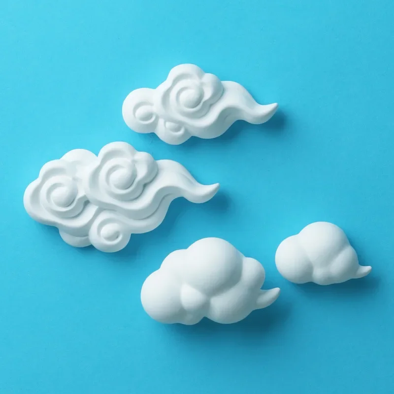 Cartoon Cloud Refrigerator Magnet Xiangyun 3D Magnetic Sticker Iron Absorber Refrigerator Decoration Accessories