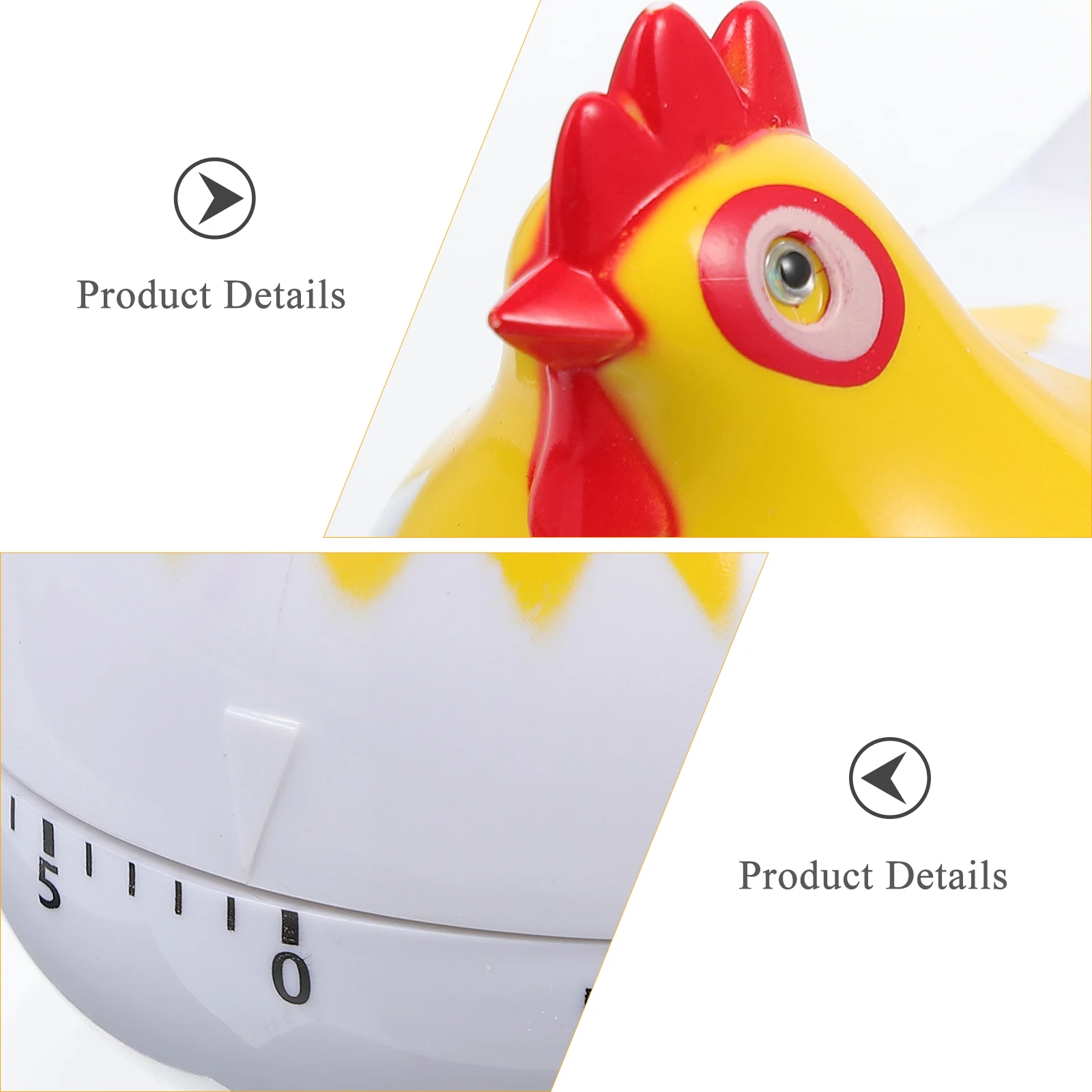 

Mechanical Kitchen Timer Cartoon Cooking Time Reminder For Baking Food Preparation Chicken Shaped Countdown Timer Device Kitchen