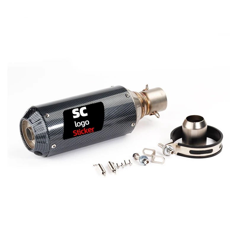 51 مللي متر العالمي sc دراجة نارية العادم الخمار الهروب ل NINJIA300 400 Z800 900 1000 R1R3R6R25 CBR500 1000 GSXR750 600 ZX6R ZX10R