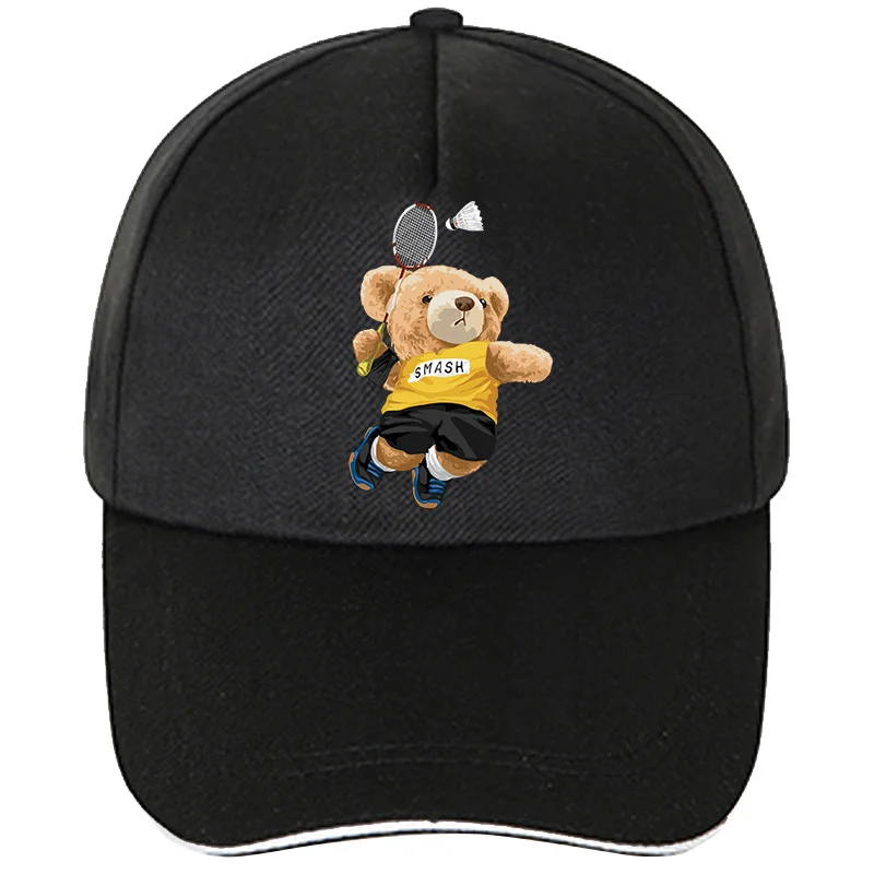 Movie Cartoon Bear Baseball Cap Trucker Hat Trendy Cute Mesh Snapback Boy Girl Daily Sun Beach Caps Female Summer Alter Ego Hat