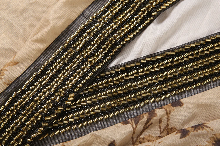 Sisterlinda Hottie-Kleid für Damen, Herbsttrend, Pailletten, Patchwork, Blumendruck, tiefer Ausschnitt, Fledermausärmel, gerüscht, elegant, figurbetont – Detail 8