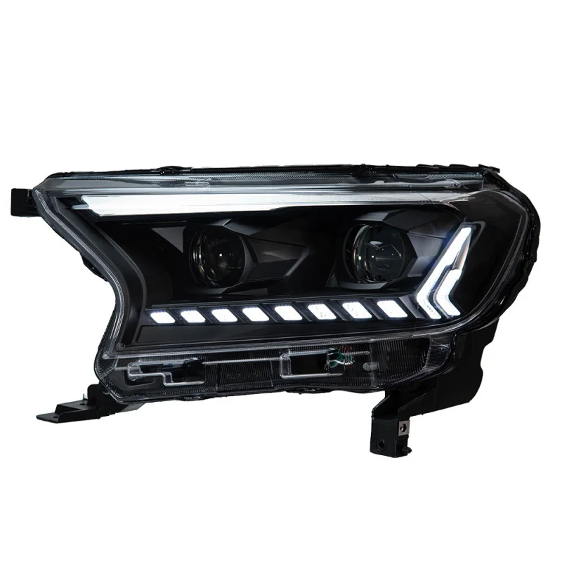 

Suitable Specifically for Ford Everest Headlight Assembly 16-20 Models Modified LED Lens Daytime Running Light Flo