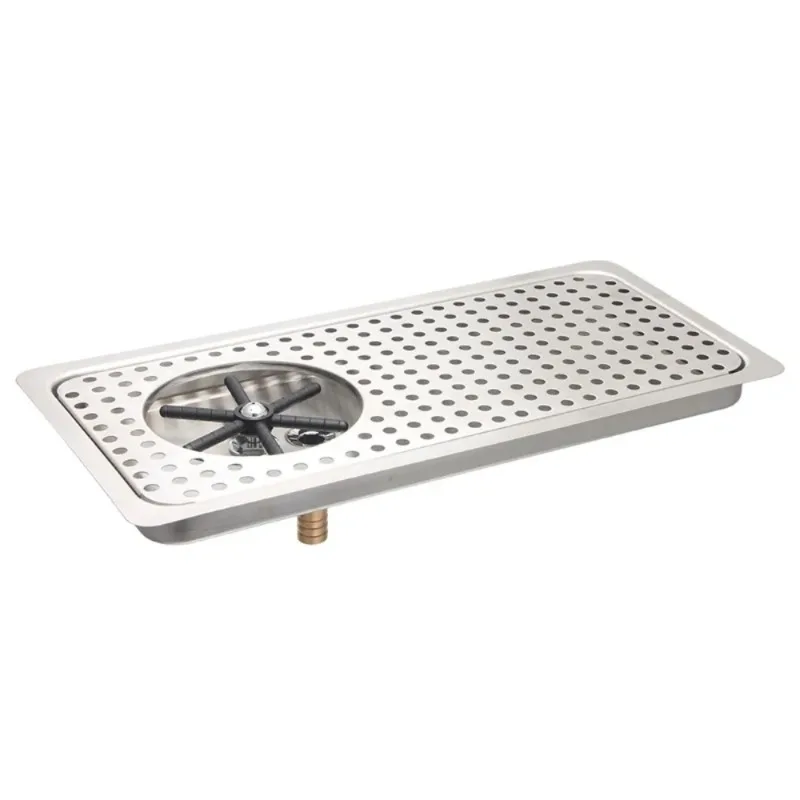 Long strip cup washer with sewer pipe accessories