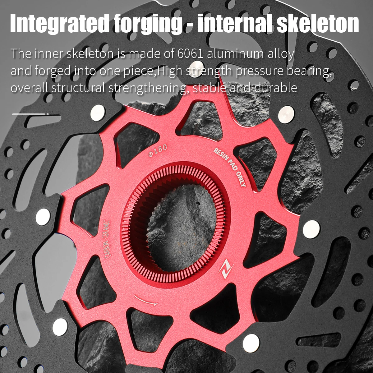 Lvzhun カーボンセラミック自転車ディスクブレーキローター 140/160