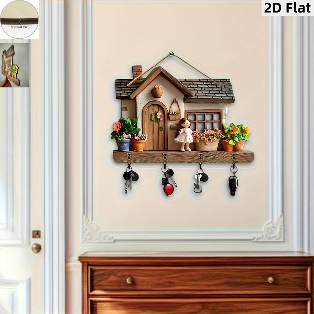 1PCS Gancho de Almacenamiento Decorativo para Pared de Habitación de Niña, Decoración Perfecta para Pasillo, Decoración del Hogar, Decoración para Fiestas, Regalo para Niña