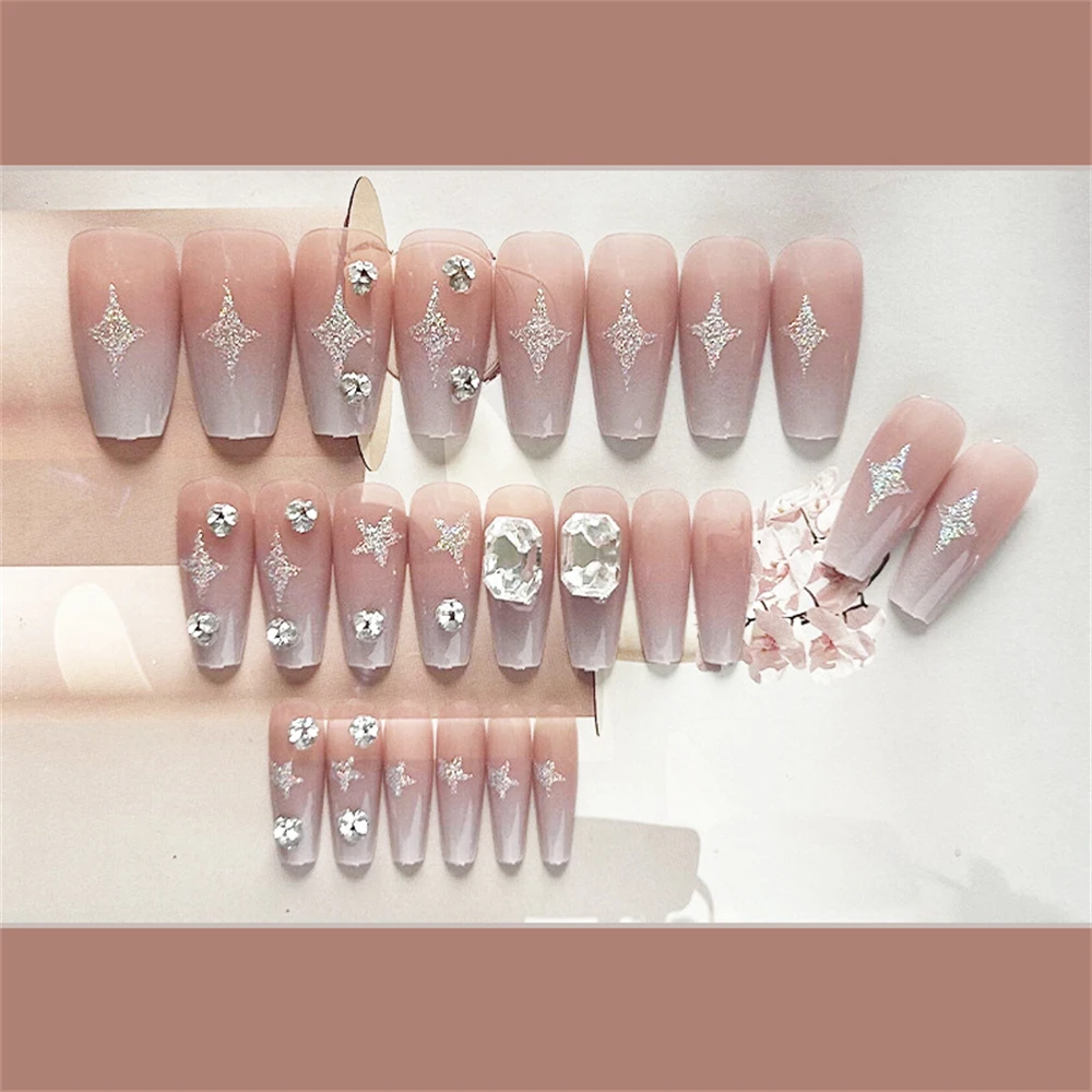 Suitable For All Occasions Fashionable Manicure Accessories Glittering And Eye-catching Silver Galaxy Nail Decals Nail Decals