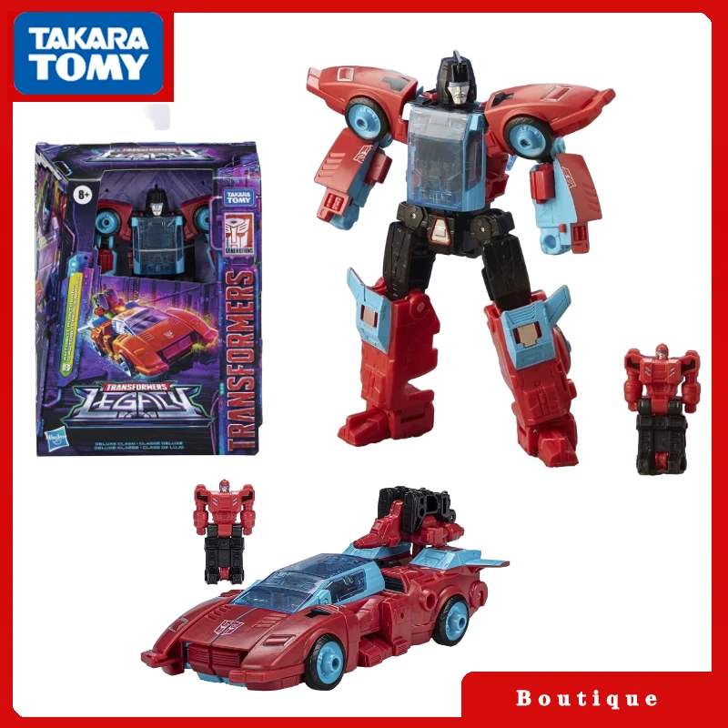 In Stock Takara Tomy Transformers Toys Legacy 12CM Deluxe Class Pointblank&Peacemaker Robot Action Figures Hobbies Collectible