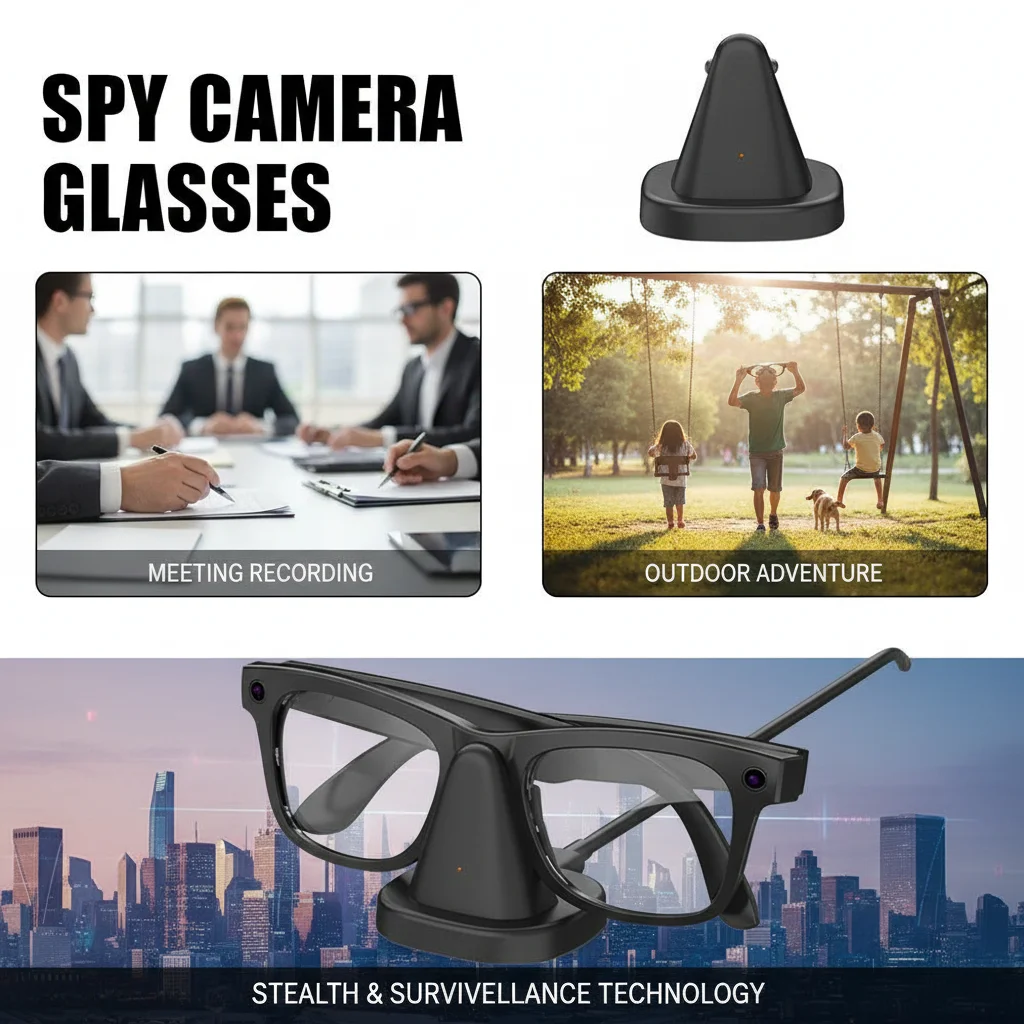 

Антиковыпадающая мини-док-станция для зарядки умных очков R Ban Meta с чипом безопасной зарядки для дома, офиса и путешествий