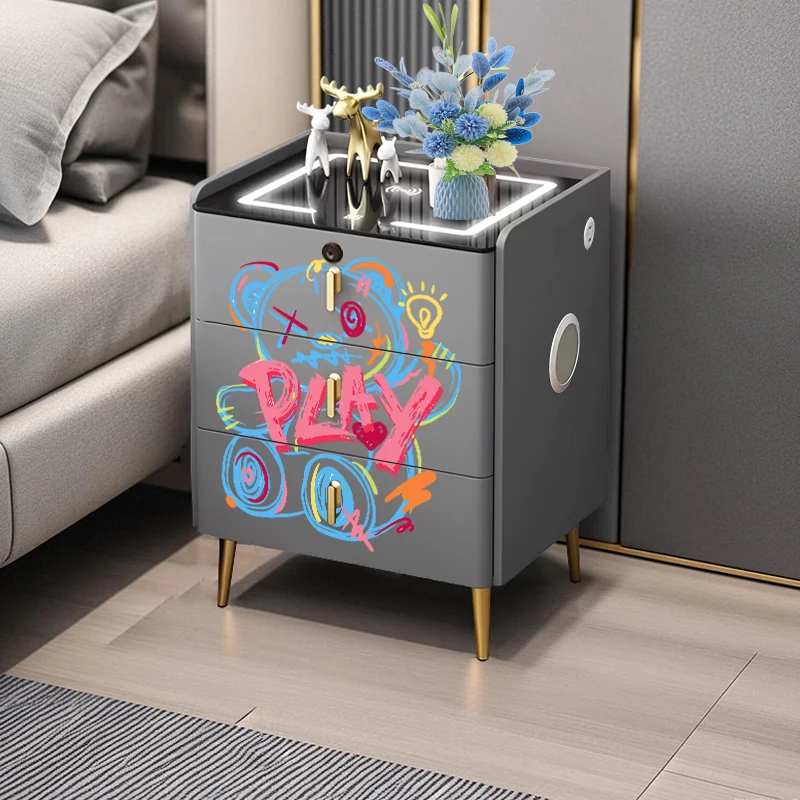 

Storage Locker Bookcase Headboard Table Side Tables Auxiliary Bedside Room Narrow White Dresser Meubles De Chambre Cabinets