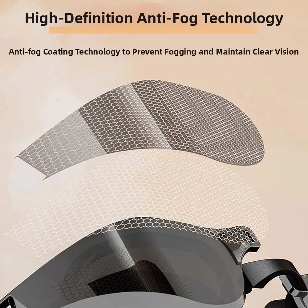 

Waterproof Swimming Goggles Detachable Nosepiece Electroplating Anti-UV Swim Glasses Silicone HD Lens Anti-fog Swim Eyewear