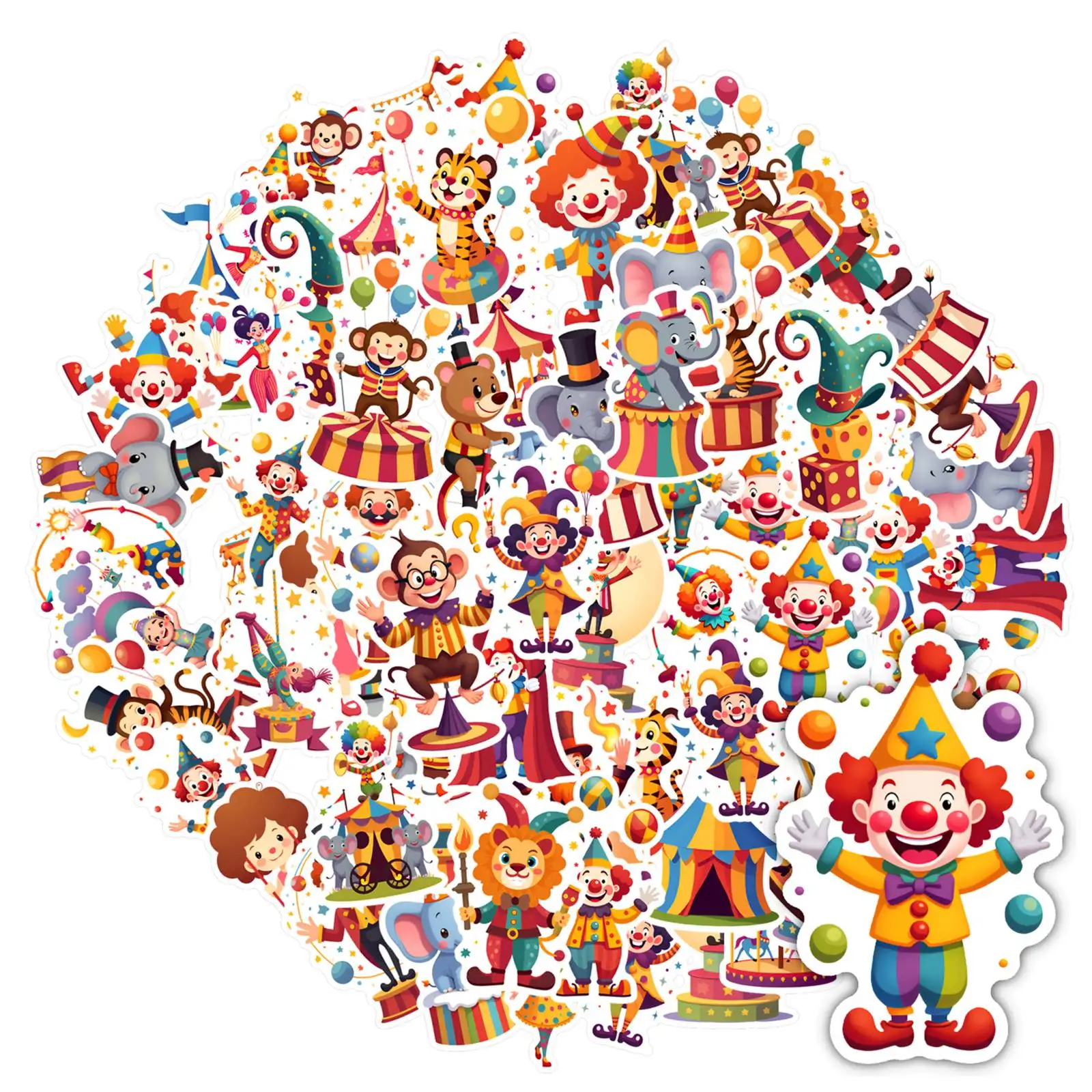 

35 шт.-50 шт. забавные наклейки с животными, игривые наклейки для учителей, награды, наклейки для телефона «сделай сам», гитары, ноутбука