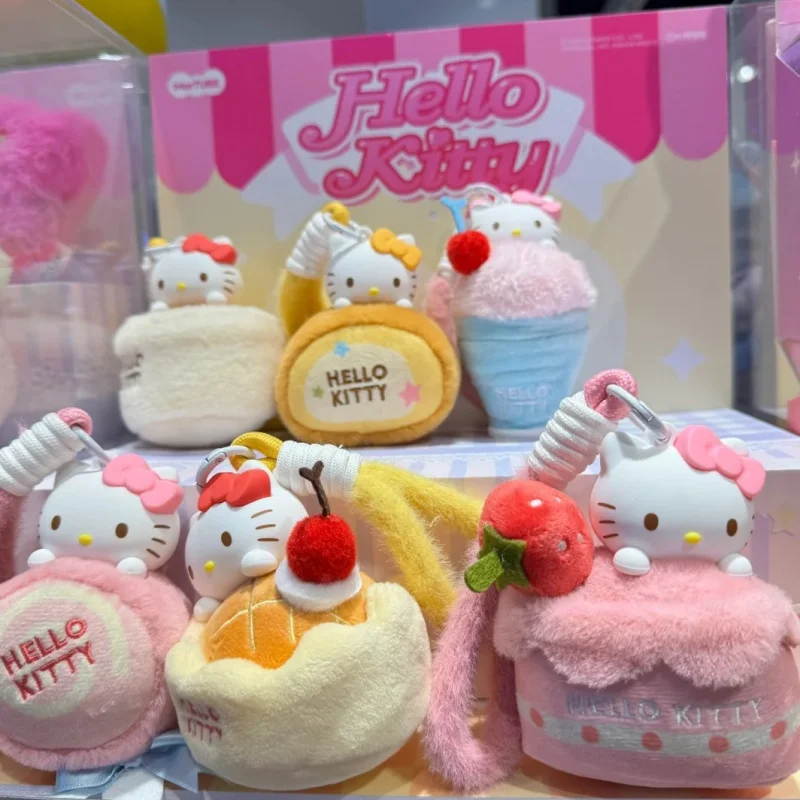 

Genuine In Stock Hello-Kitty Aromatherapy Blind Box Keychain Cute Dessert Style Decoration Pendant High Quality Birthday Gift