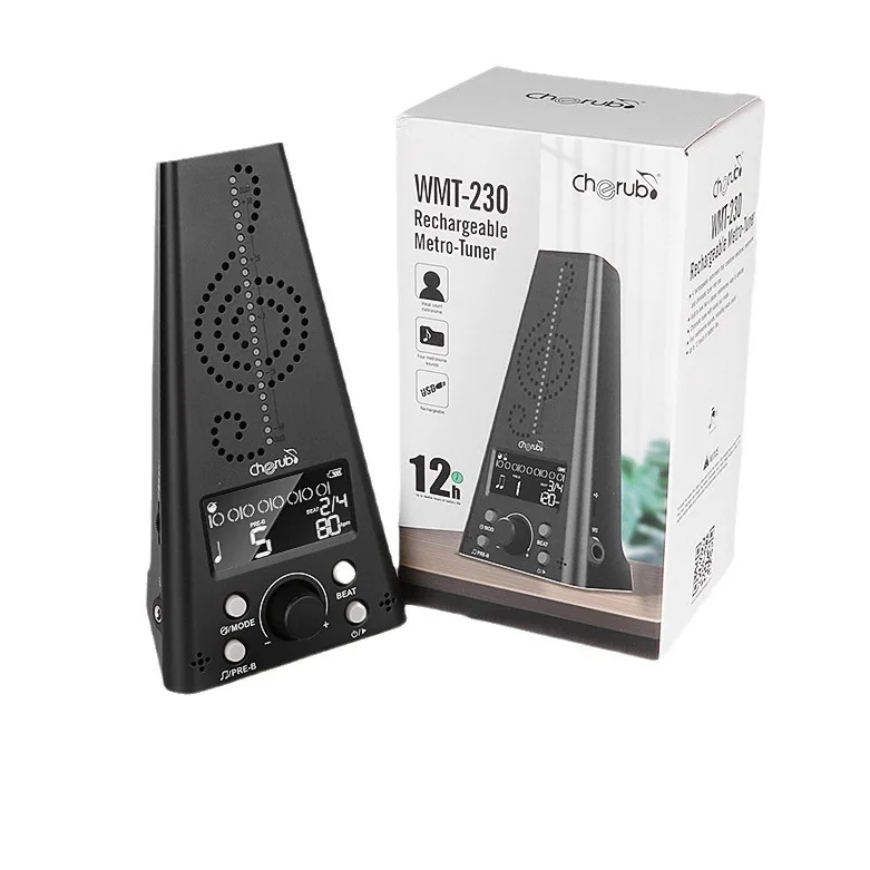 

High Quality Classic Black Guitars Piano Sets Drums Universal Electronic Metronomes