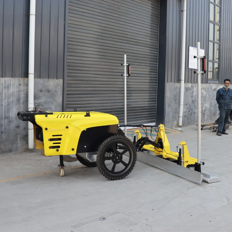 Mini Laser Guided Floor Screed Compact Body Flexible Turning Easy Operation Narrow Space Accessible Corridor Small Room Indoor