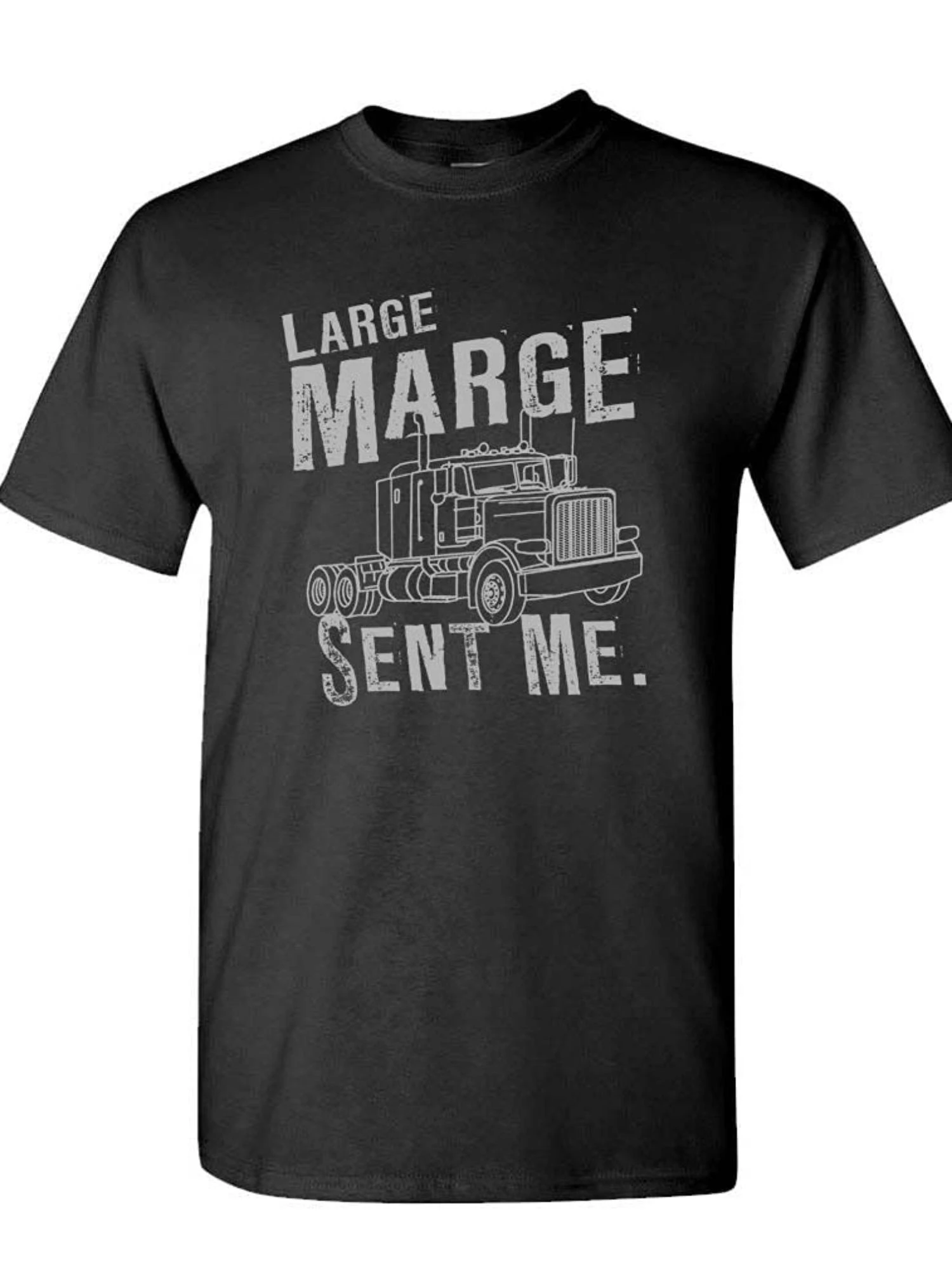 Big Marg sends me - Little Piwei retro movie - Men's T-shirt | E Pluribus Unum round neck short sleeved casual men's T-shirt
