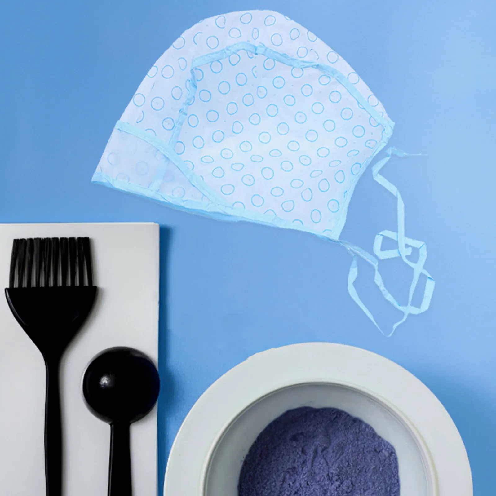 

Набор из 10 многоразовых колпаков для окрашивания волос с отверстиями для мелирования, для салонов и домашнего использования