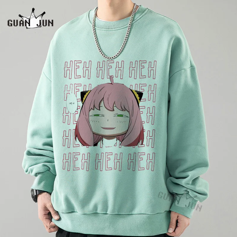 

Japanese Anime Unisex Sweatshirt Spy X Family Anya Forger Graphic Hoodie Anime Streetwear Harajuku Kawaii Hoodie Women's Tops