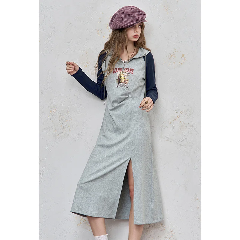 ELFSACK 2025 automne nouveauté décontracté imprimé Raglan taille cravate t-shirt tenue d'été pour femme