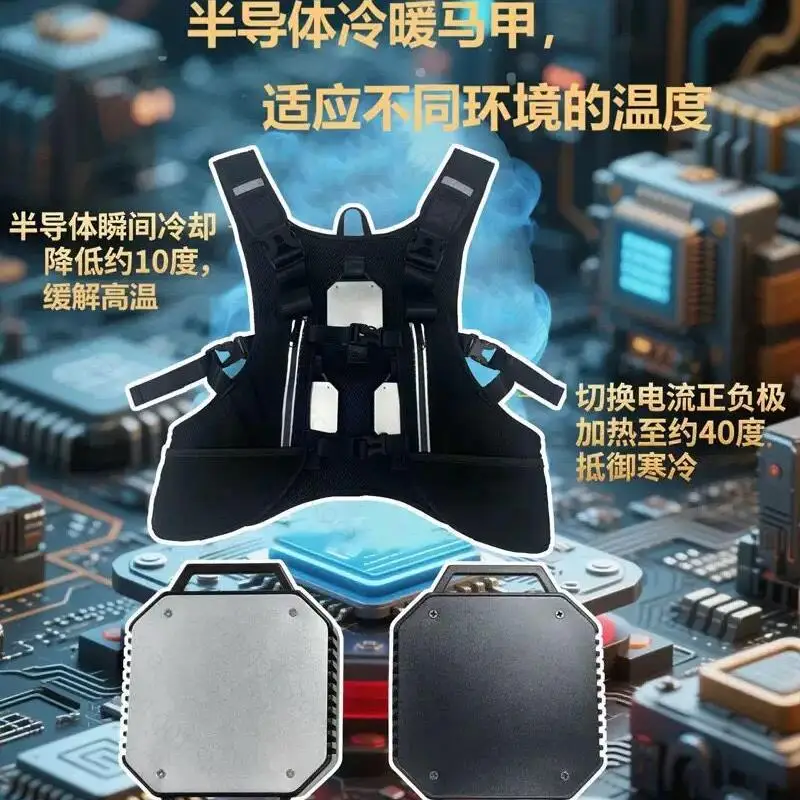 Summer Semiconductor Air Conditioning Clothing Refrigeration Vest Semiconductor Refrigeration Cooling Air Conditioning Clothing