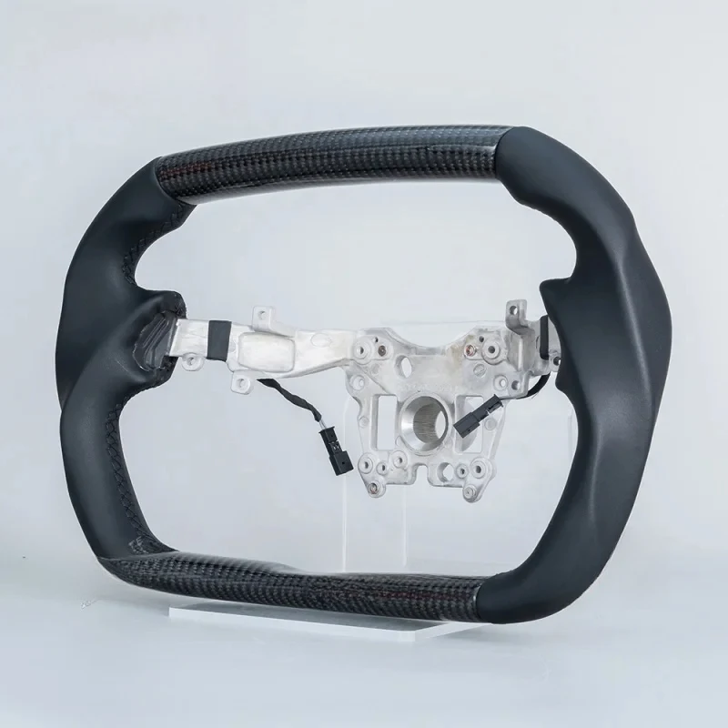 

Carbon fiber modified car steering wheel