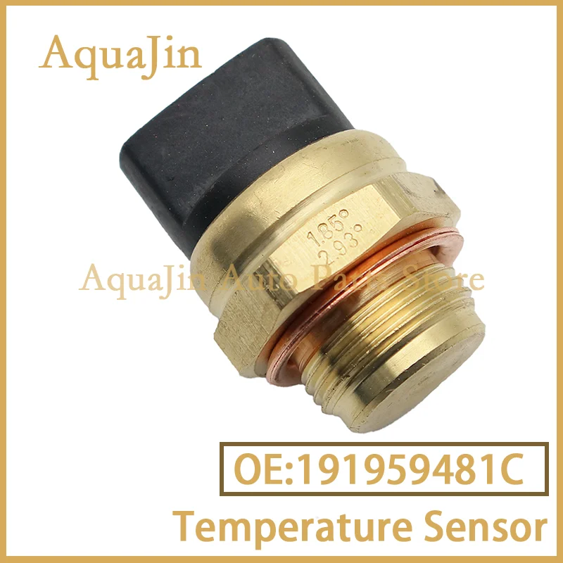 

191959481C Датчик температуры вентилятора радиатора, переключатель вентилятора для Audi 80 90 100 A4 Coupe Skoda Ibiza Seat Volkswagen VW Golf Fit OE New