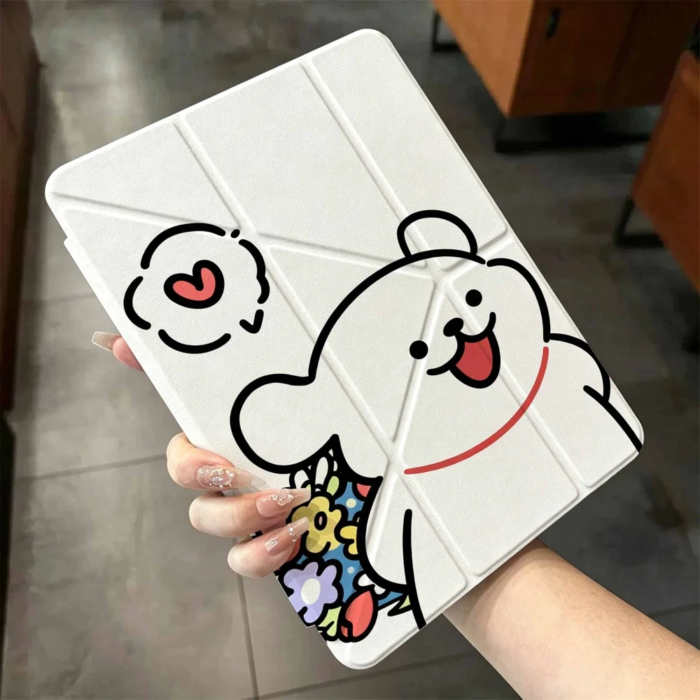 Funda protectora para tablet con diseño de flores, para modelos Samsung Galaxy Tab A8, A9, A11, S6, S7, S8, S9, S10, FE Plus y Lite, con espacio para lápiz.