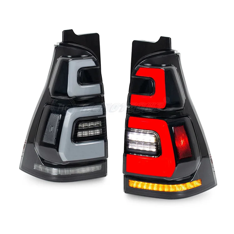 

HCMOTIONZ Factory LED Rear Lamp Assembly 4th GEN 2003-2009 Sequential Animation DRL Tail Lights For Toyota 4Runner