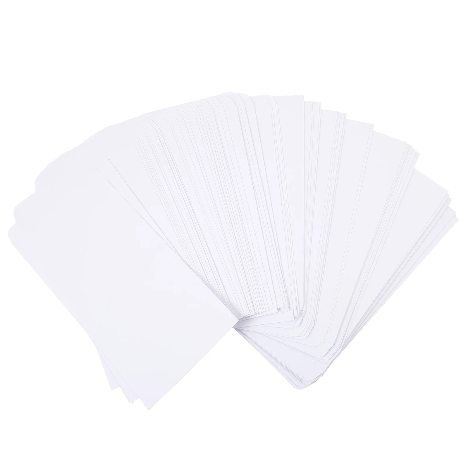 100Pcs Blank Paper Envelopes Cash Envelopes Bills Receipts Organizer Safe Practical Storage Money Storage Bags