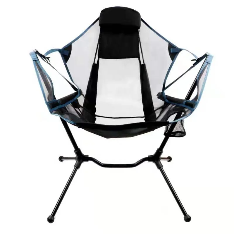 

Outdoor Rocking Chair Aluminum Alloy Ultralight Camping Fishing Chair Barbecue Portable Folding Armchair Beach