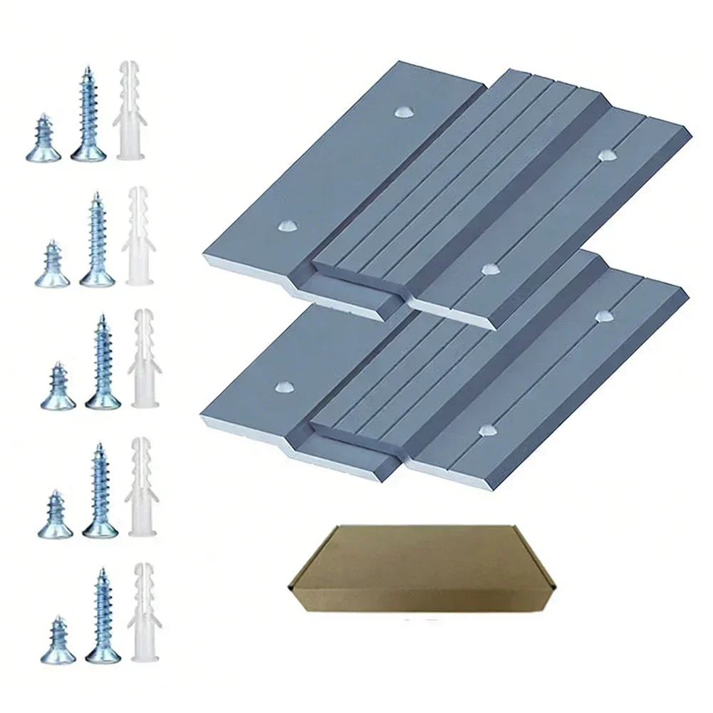 4 Pcs Z Shaped Aluminum Picture Hangers Heavy Duty Wall Mount Brackets For Artwork Mirror Display 4 8 12 Inch Anti Rust Finish