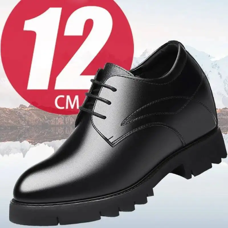 Cos height shoes 12cm animation shoes Classic cosplay shoes small men thick soled anime shoes women cosplay Lace up shoes