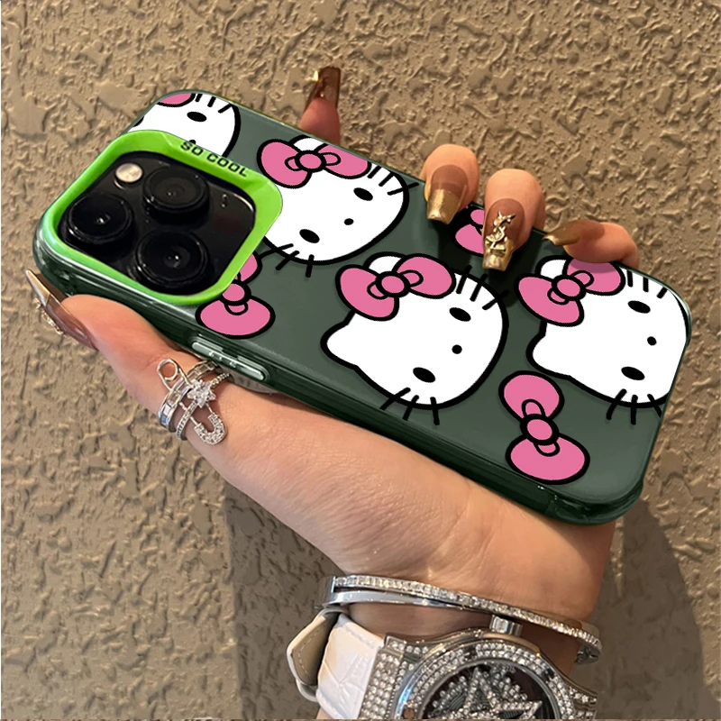 Etui Sanrio Hello Kitty do Samsung Galaxy S25 Edge S24 S23 S22 S21 S20 Ultra Plus FE A56 A36 A26 - close-up view