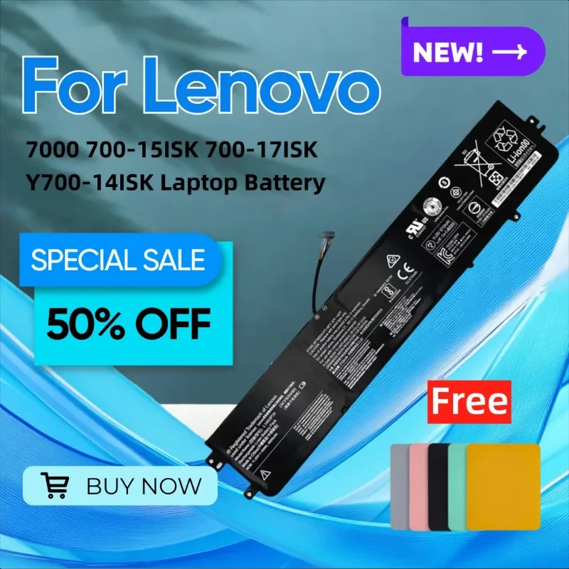 

Для Lenovo Xiaoxin Rui 7000 700-15ISK 700-17ISK Y700-14ISK аккумулятор для ноутбука подает коврик для мыши