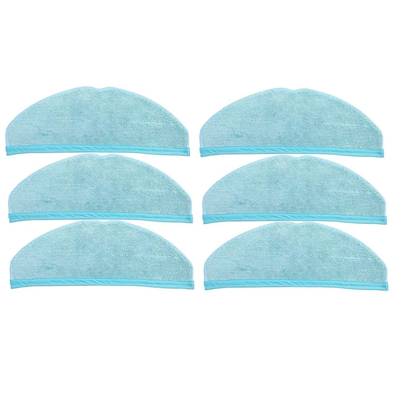 6PCS Suitable for Cecotec Conga 8090 9090 Sweeping Robot Accessories Mop Cleaning Rag